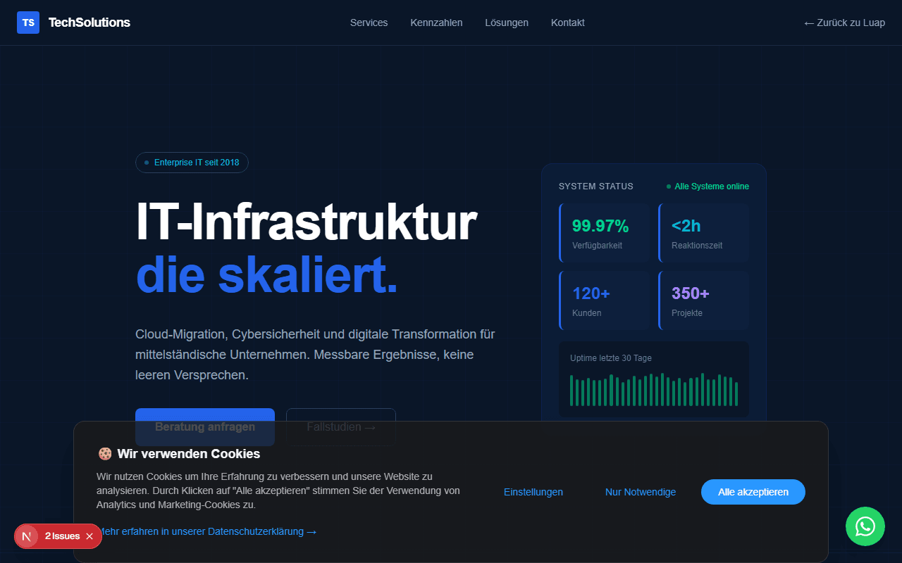 Business Demo Website